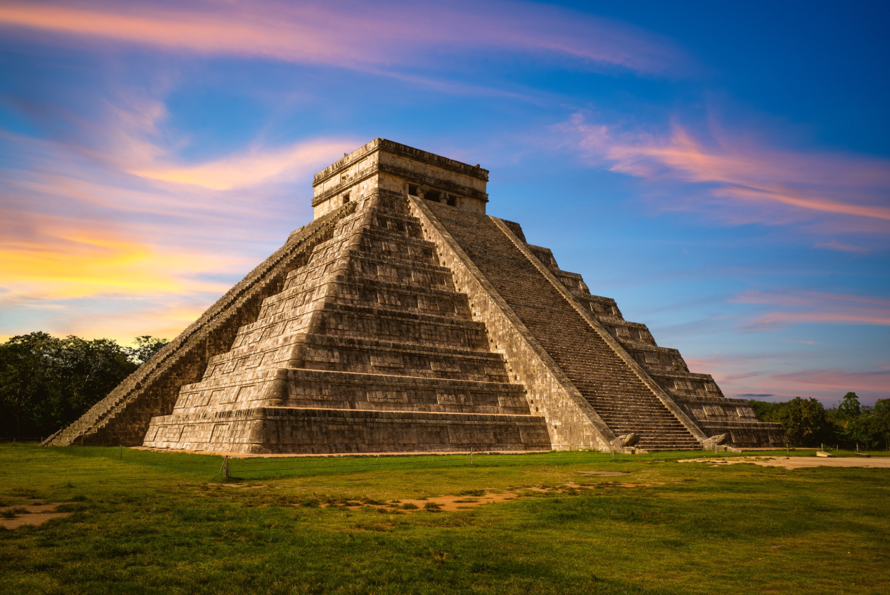 <p>El Castillo, Tempio di Kukulcan, Chichen Itza, Messico</p>
